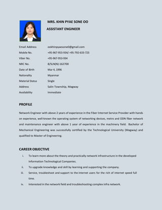 Resume of Khin Pyae Sone Oo..pdf