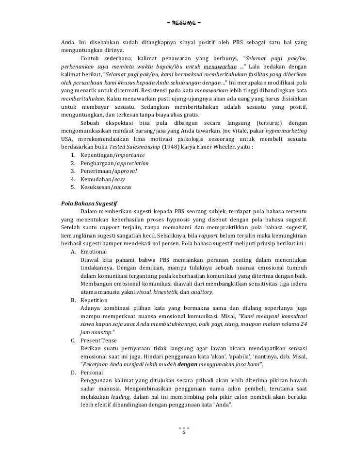 Cara Dahsyat Menjual dan Memengaruhi