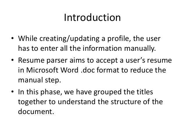Resume Parser resume parsing software open sourcerchilli resume parser rchilli resume parser free download resume Resume Parser Alpha Phase Akrita Agarwal 2 Resume Parser resume parser Resume Parser Alpha Phase Akrita Agarwal 2