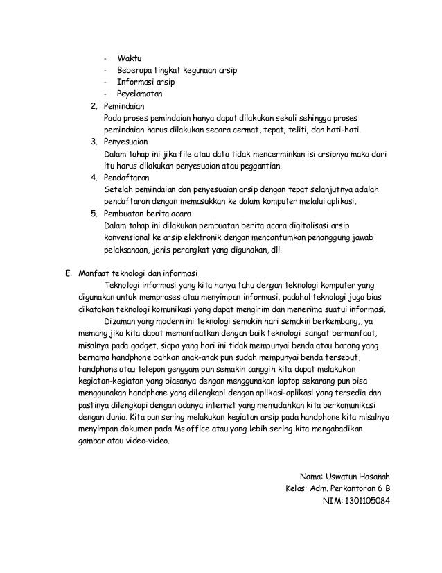 Resume Perkuliahan Pertemuan 1 by Uswatun Hasanah