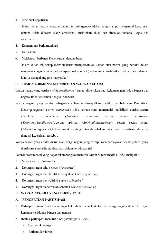 Resume Pembelajaran Pkn Di Sd Modul 11 Tutorial Lif Co Id