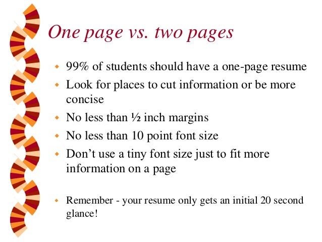 resume only one page hola klonec co