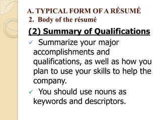 How to write a successful resume - How To Write A Successful Resume Or CV In English 17 320 