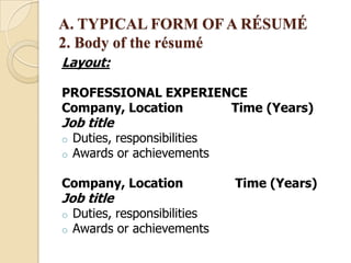 How to write a successful resume - How To Write A Successful Resume Or CV In English 21 320 