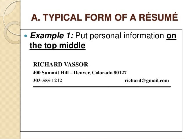 how to write a successful resume or cv in english