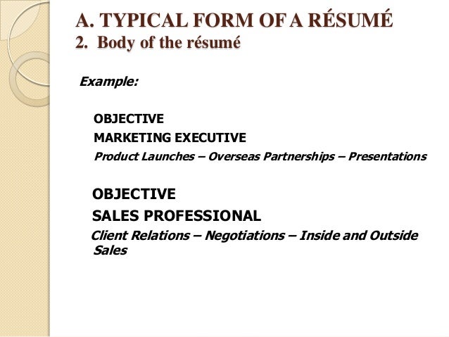 how to write a successful resume