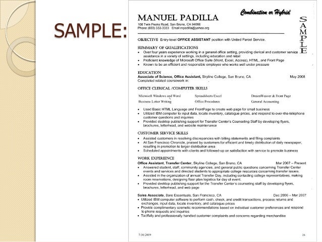 successful cv