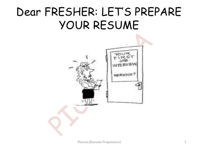 resume preparation pictoria slideshow