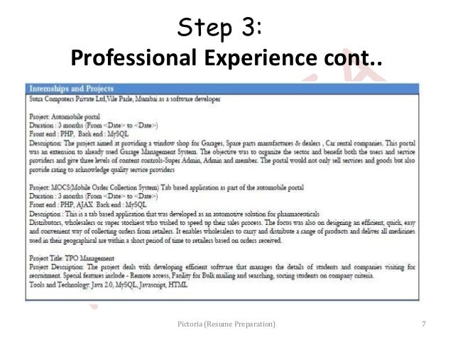 resume preparation pictoria slideshow resumes preparation