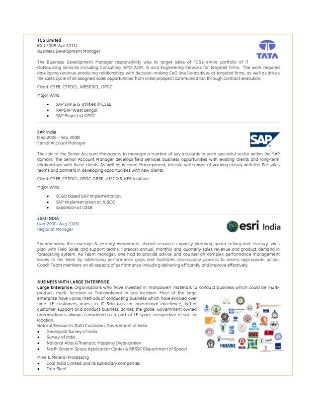 Resume pre sales enu coal