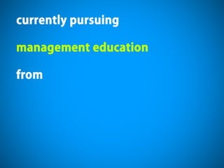 My Visual Resume - Saad Ahmed Shaikh