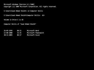 My Visual Resume - Saad Ahmed Shaikh