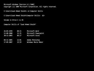 My Visual Resume - Saad Ahmed Shaikh