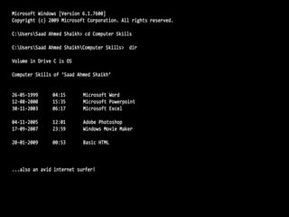 My Visual Resume - Saad Ahmed Shaikh