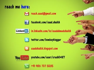 My Visual Resume - Saad Ahmed Shaikh