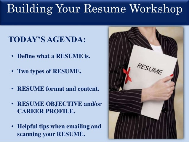 resume presentation