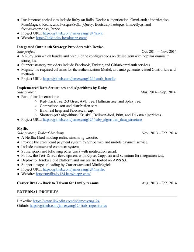 resume