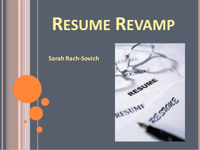 resume revamp