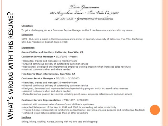 resume revamp