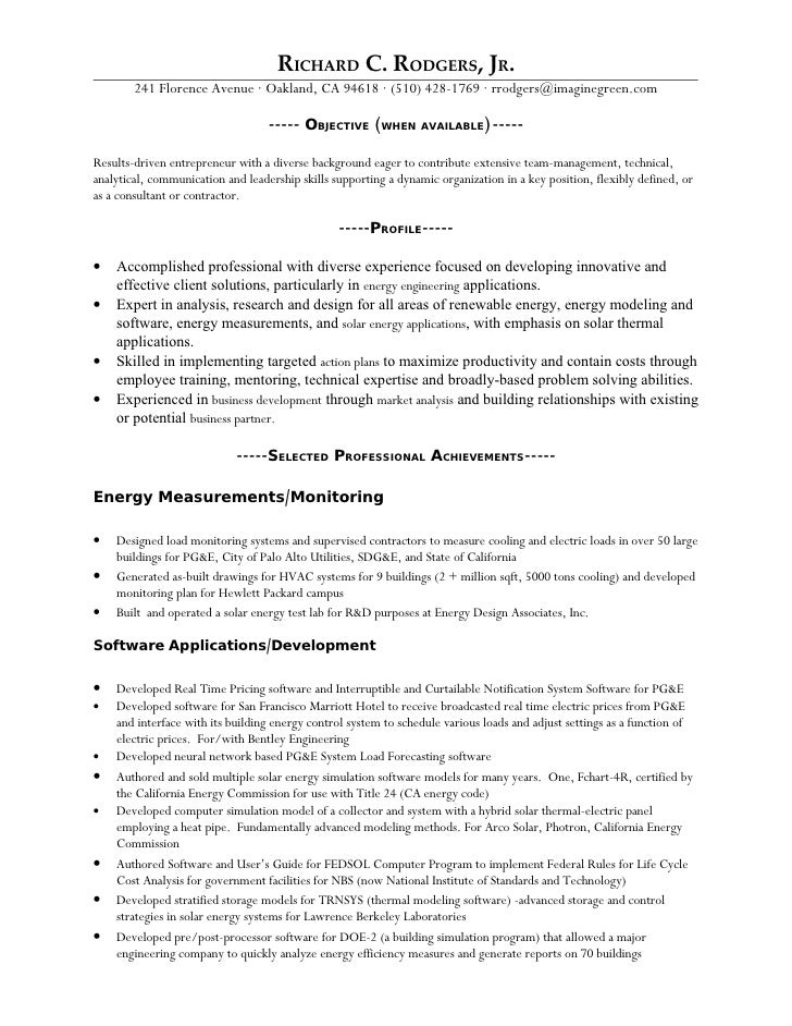 financial modeling resumes