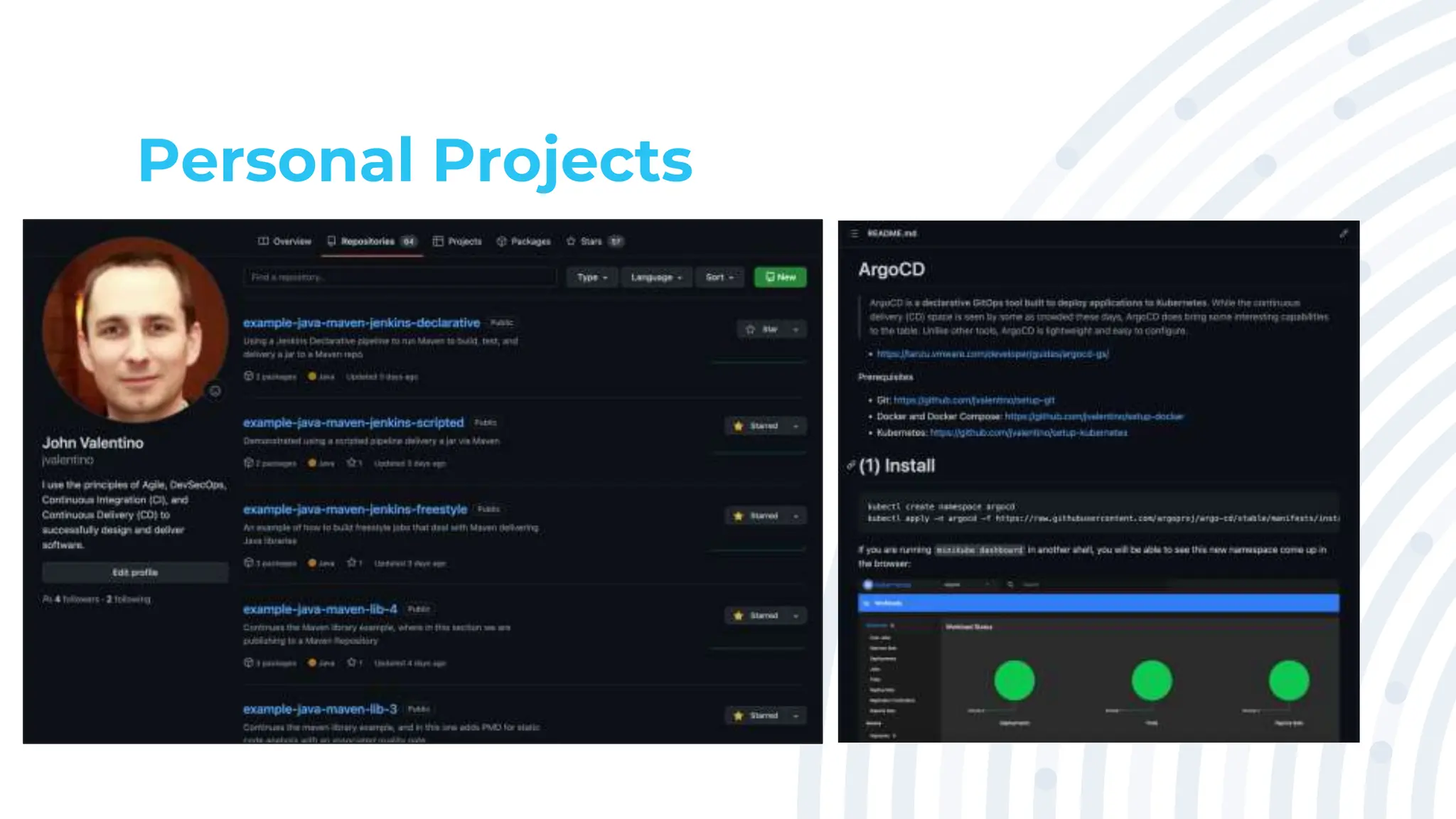 Personal Projects
 