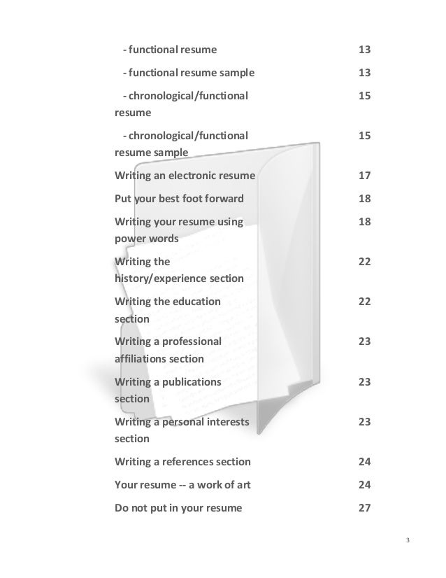 Resumes and cover-letters Resumes and cover-letters