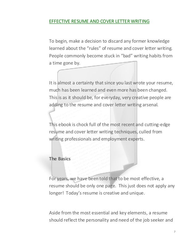 most effective cover letters