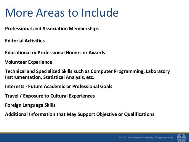 memberships on resumes