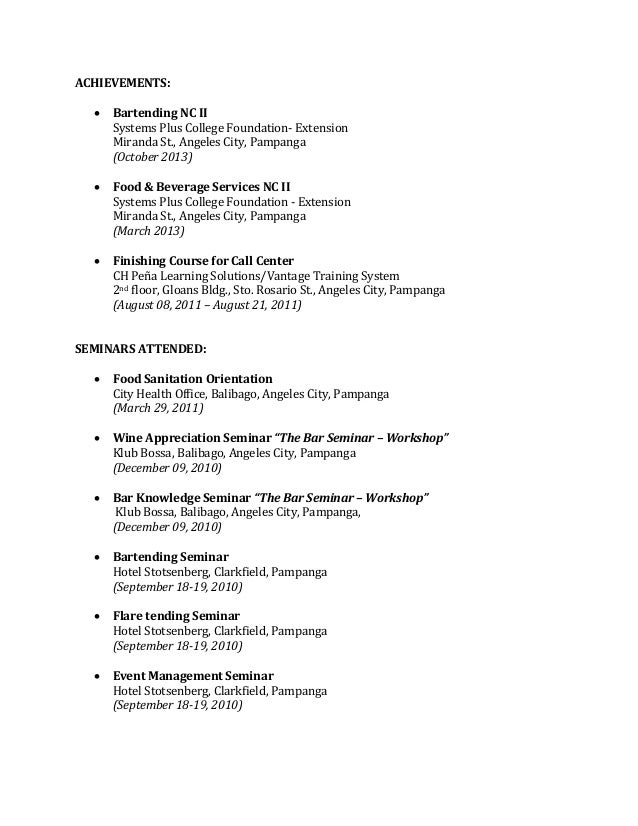 fast food restaurant crew member resume samples