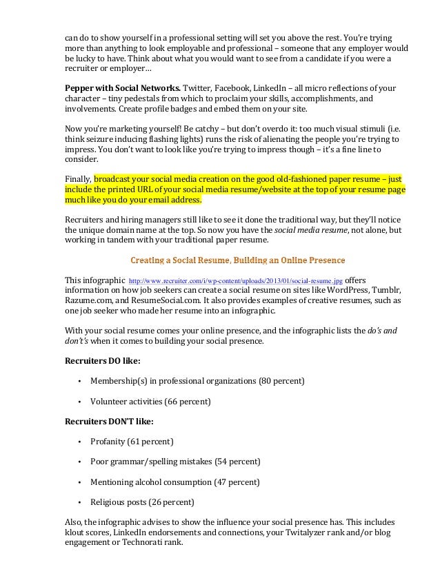 memberships on resumes