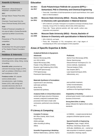 CV / Resume Smirnov | PDF