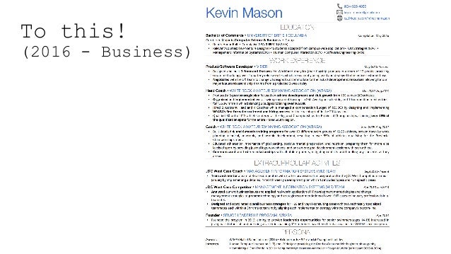 resume styling