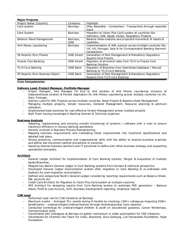 correspondent resume