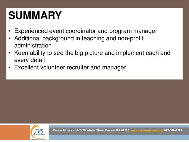 Resume Summaries Examples - Resume Summaries Examples 4 638