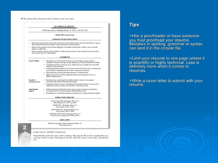 How To Word Gig On Resum How To Word Gig On Resum