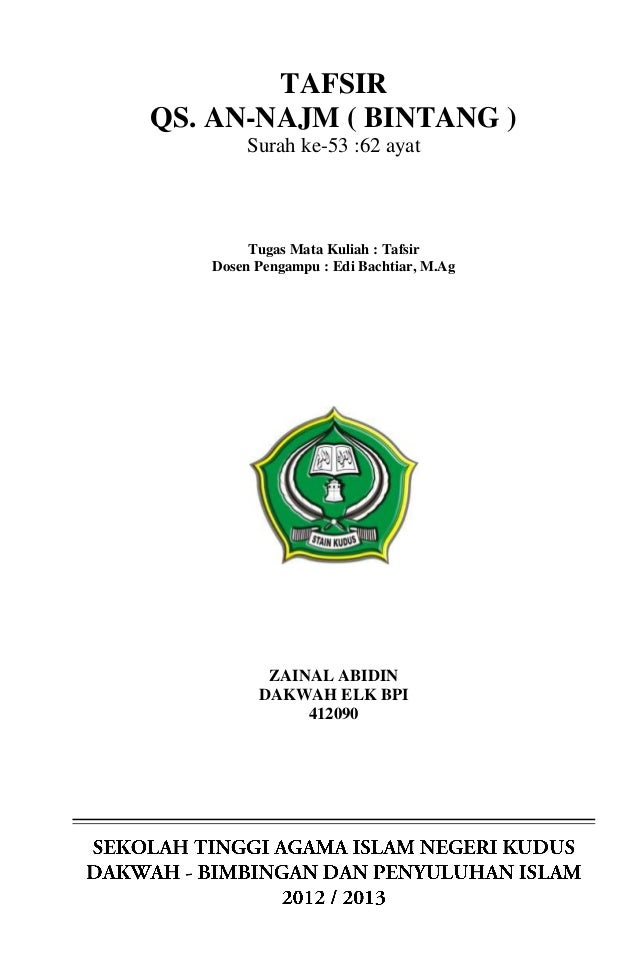Resume Tafsir QS. An Najm