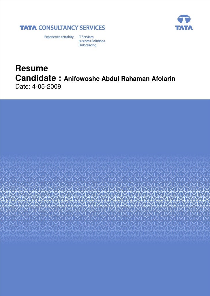 resume template folarin 1