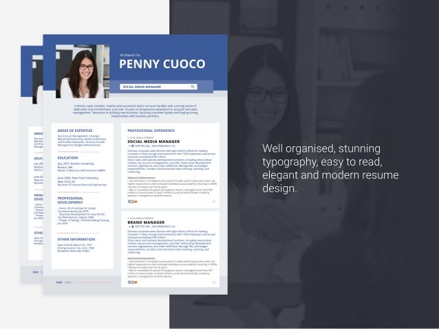 social facebook resume template creative cv facebook resume template