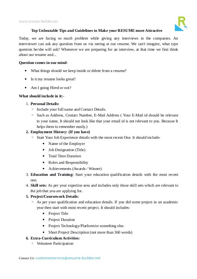 top unbeatable resume tips and guidelines to make it more how to make resume look good