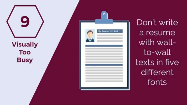 top 10 resume mistakes