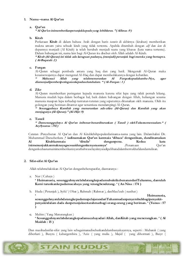 Resume Ulumul Qur An