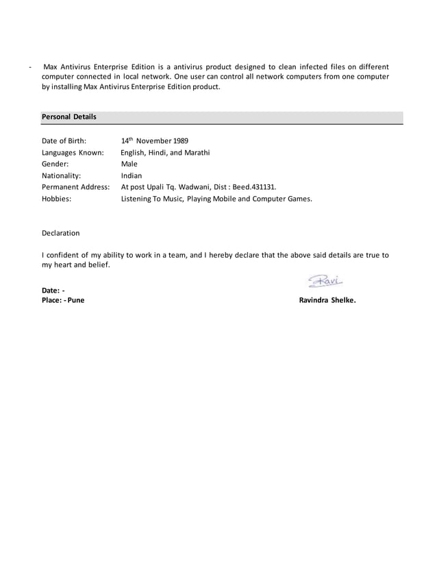 Resume vc c 4 yrs PDF - Resume Vc C 4 Yrs 3 638 