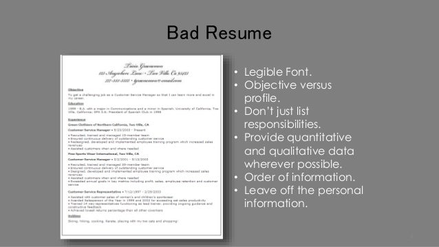 perfect ivory or white resume