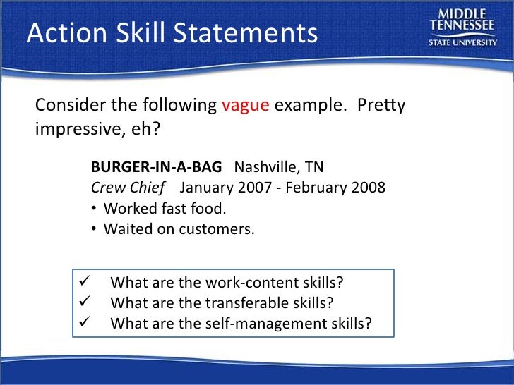resume workshop mtsu career countdown specific skills area resumes
