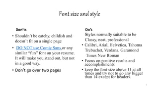 Resume Writing pptx - Resume Writing Pptx 7 320