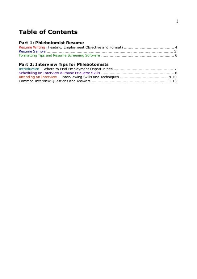 phlebotomy interview questions