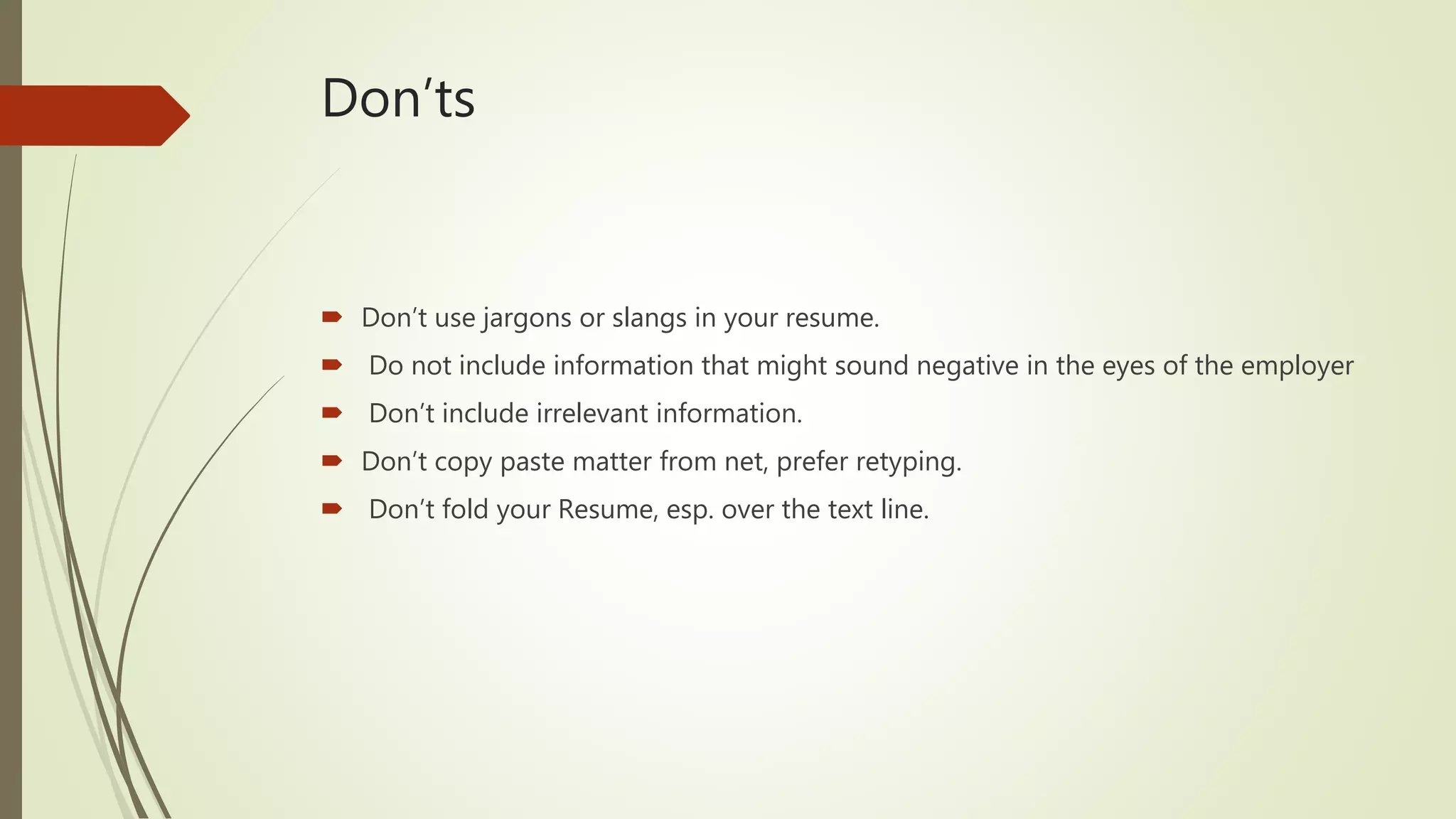 Resume writing and interview techniques (1)