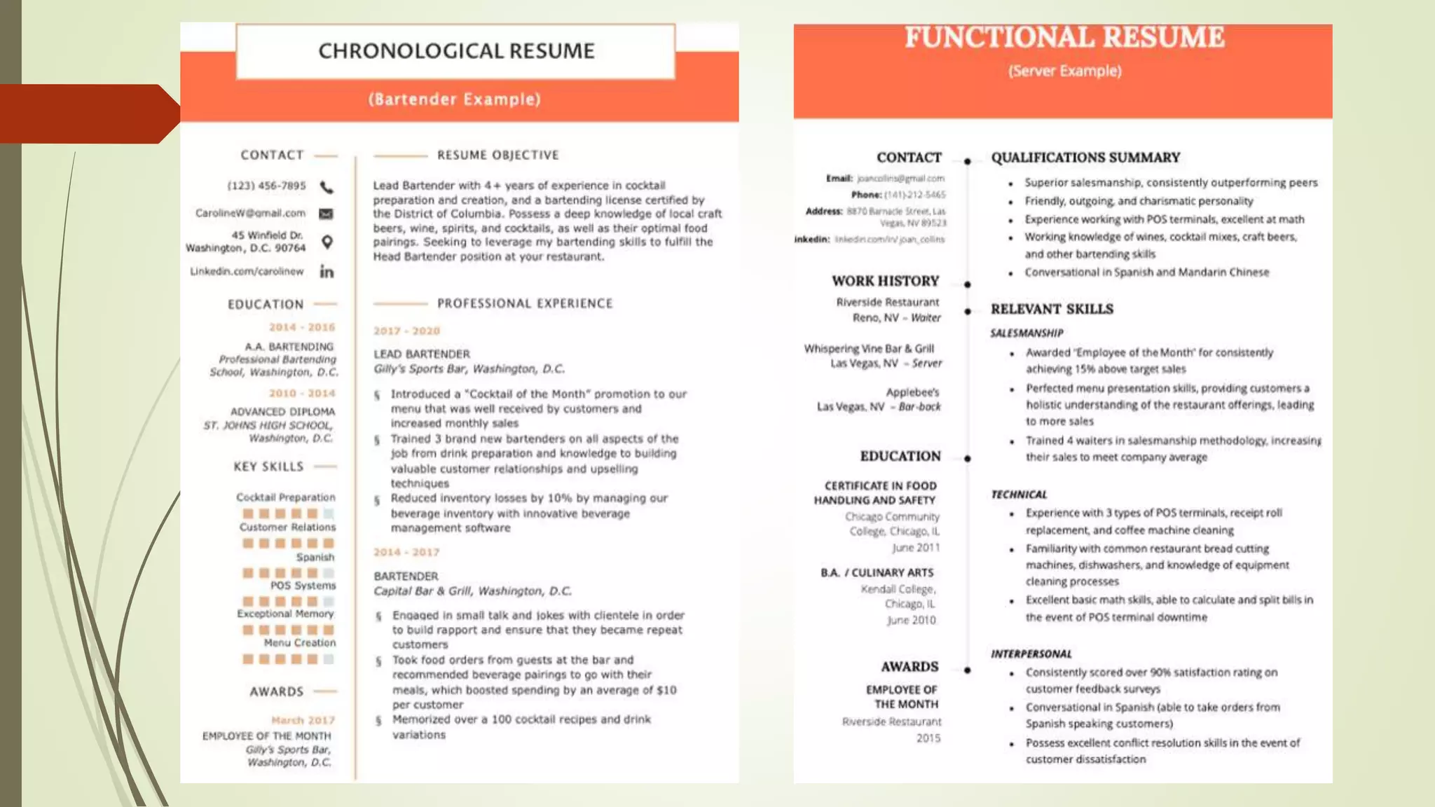 Resume writing and interview techniques (1)