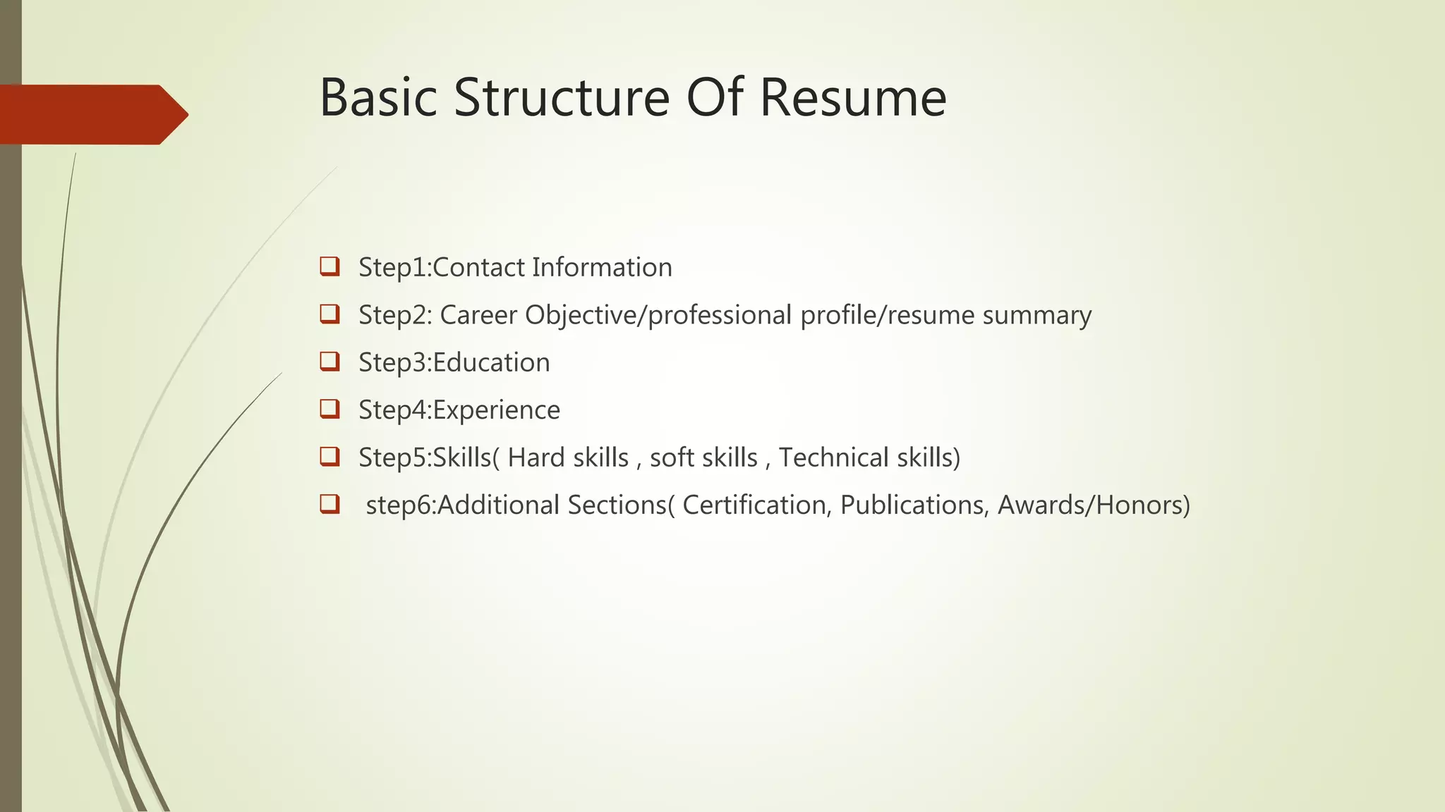 Resume writing and interview techniques (1)