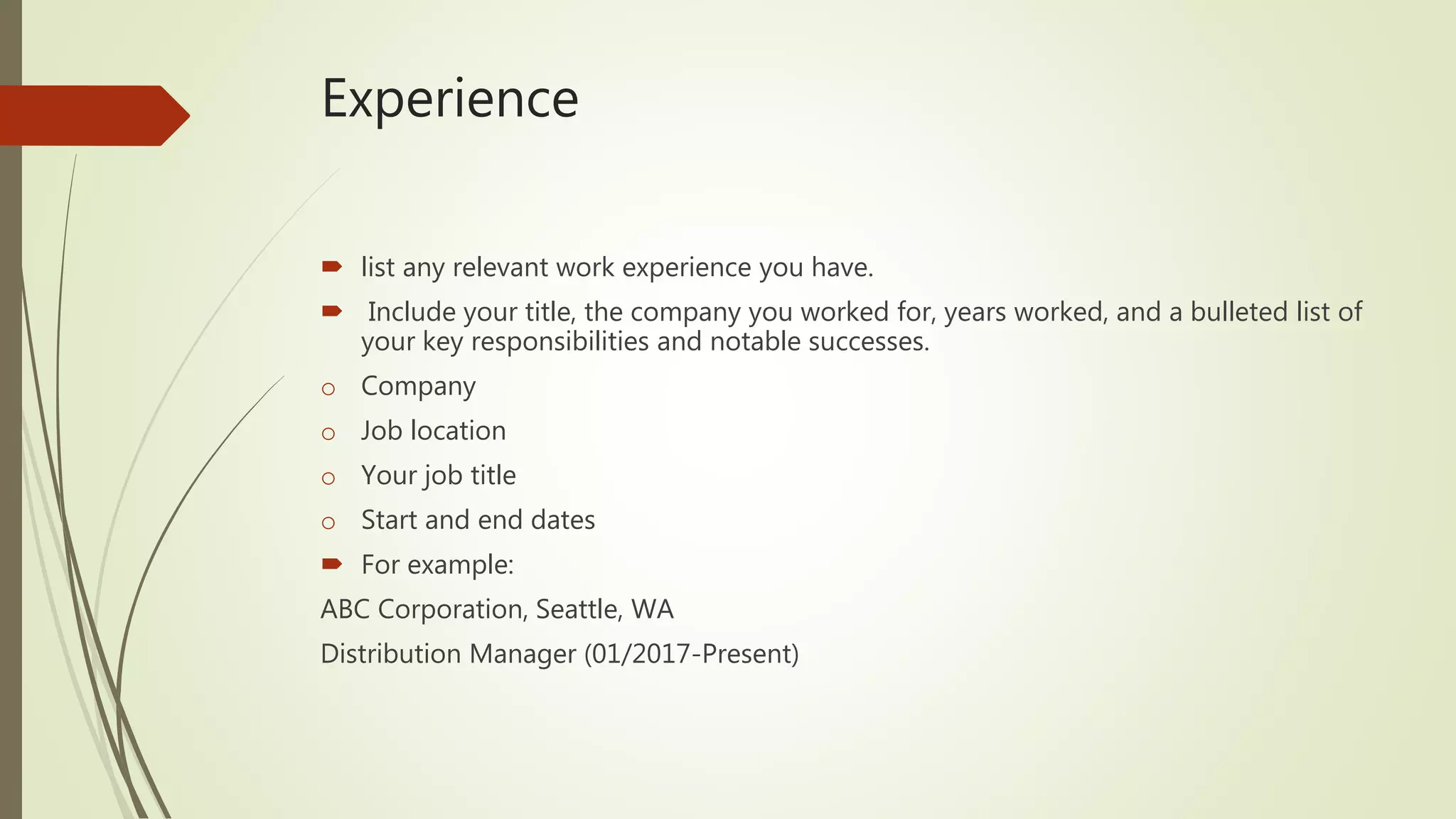 Resume writing and interview techniques (1)